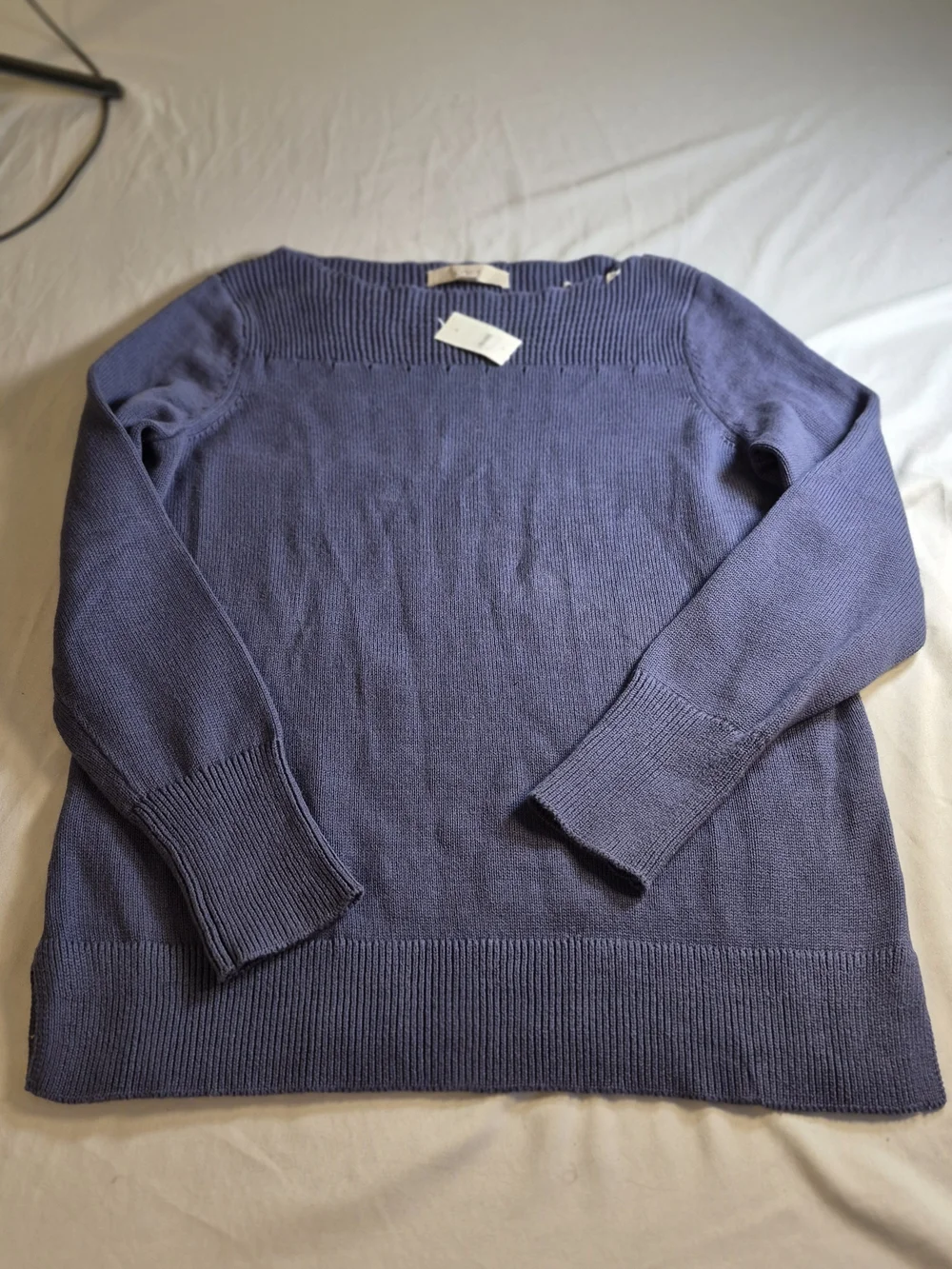 Classic Loft Women's Crewneck Sweater in Dusty Blue M